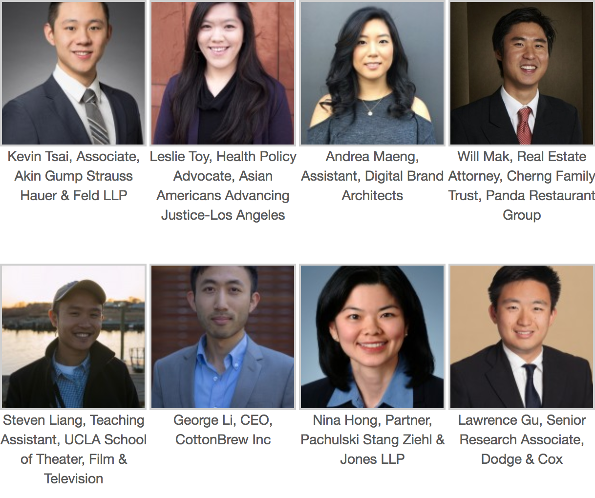 Meet the 2016 Committee of 100 Next Generation Ambassadors and Leadership Mentees. | April 21, 2016