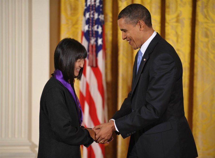 C100 Member Maya Lin Receives Presidential Medal of Freedom | Photo courtesy of NBC News