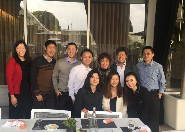 From left to right (back row): LMP mentees Leslie Toy, Will Mak, Kevin Tsai, Steven Liang, C100 member and LMP mentor Lily Lee Chen, C100 member Donald Tang and LMP mentee John Zhou (Front row): LMP mentees Nina Hong, Andrea Maeng, and C100 regional staff, Maxine Hu
